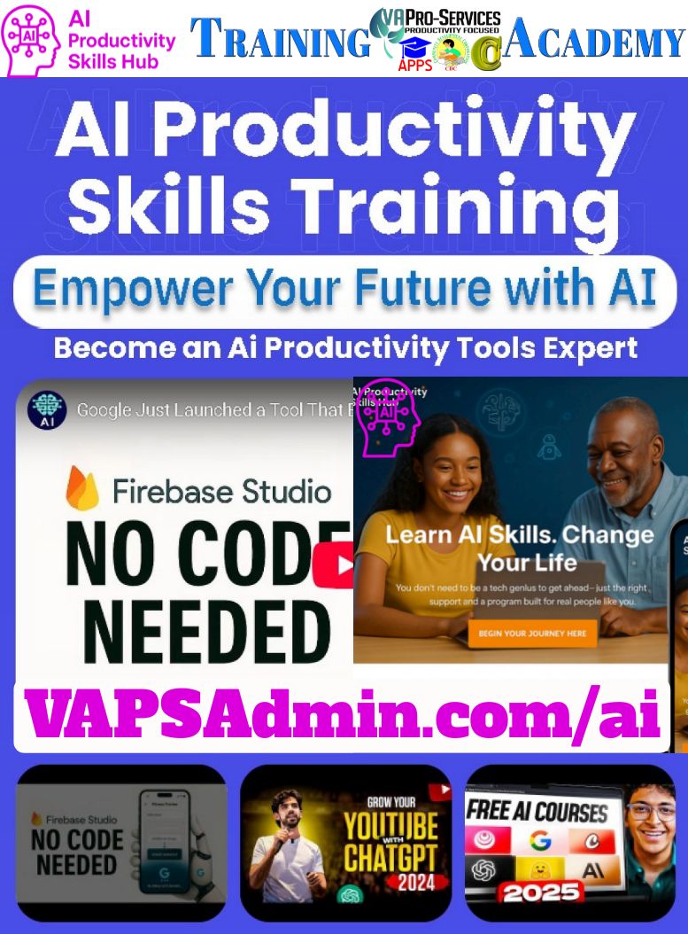 VAPS AI (Artificial Intelligence) Prodiuctivity Training Hub